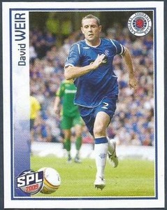 PANINI 2009-S.P.L.COLLECTION-#439-RANGERS-DAVID WEIR IN ACTION