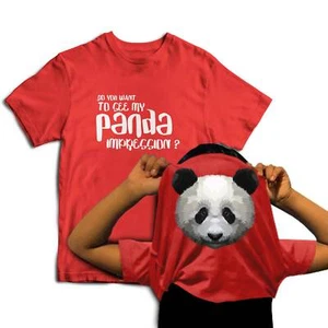 Do You Want To See My Panda Impression? Flip Kids T-Shirt Bear Fancy Dress - Picture 1 of 8