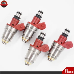 Set of 4 Fuel injectors 16600-86G00 Fit For 1990-1994 Nissan D21 2.4L 2-Door - Picture 1 of 7