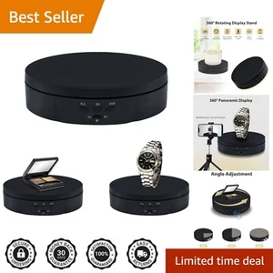 Motorized 360° Rotating Display Stand for Jewelry & Photography - 10kg Load - Picture 1 of 11