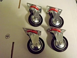 4 Transportrollen / Räder  75 mm - Bild 1 von 1