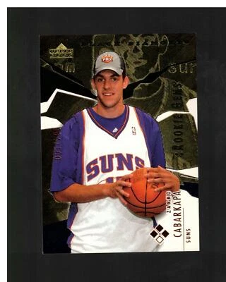 2003-04 UD BLACK DIAMOND ZARKO CABARKAPA #155 ROOKIE BRONZE 084/100 SERBIA SUNS - Image 1 of 2