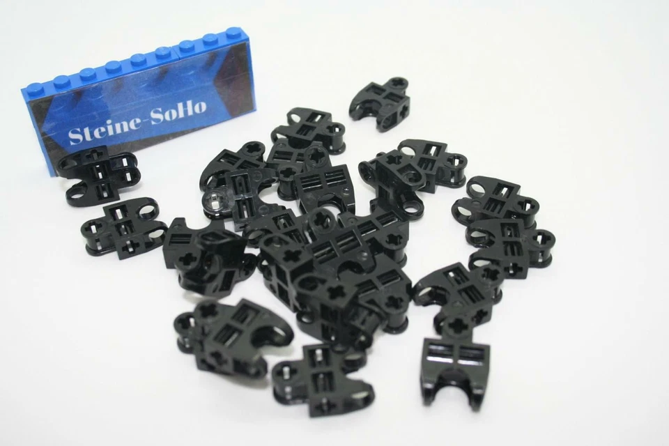 Lego (c) 25x Technic - Achs Kugelgelenk Verbinder  - schwarz - 32174 - connector - Bild 1 von 1