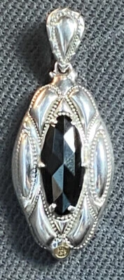 Colgante TACORI de ónix de plata de ley 925 de 18k Foto 1 de 4