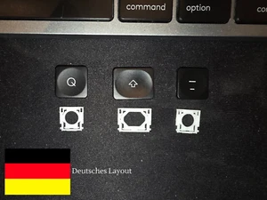 Logitech MX Keys für Mac Ersatz Taste Schwarz inkl. Mechanik +Scharnier Original - Bild 1 von 2