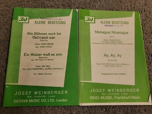 Josef Weinberger Notenhefte - Bild 1 von 6