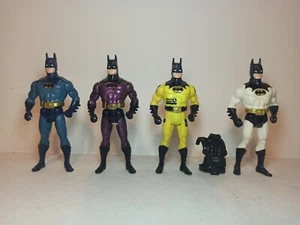 Kenner Batman 1989 Batman Returns 1992 Vintage Michael Keaton 4 Figure Lotto - Imagen 1 de 5