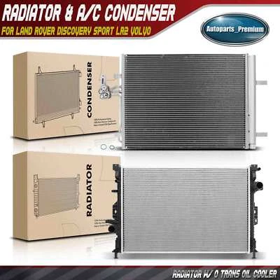 Kit de refrigeración de radiador y condensador de CA para Land Rover Discovery Sport LR2 Volvo S80 Foto 1 de 4