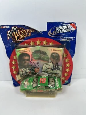 Signed Winners Circle Double Platinum #18 1/43 2000 Bobby Labonte Joe Gibbs Car - Image 1 of 4