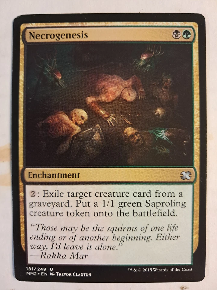 Necrogenesis Modern Masters 2015 (181/249) LP MTG Magic BULK DISCOUNT - Image 1 of 1