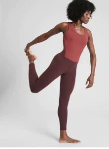 BODY ATLETA ASPIRACIÓN POWERVITA MONO ACTIVO BORGOÑA GRANDE ALTO USADO EN EXCELENTE ESTADO - Imagen 1 de 12