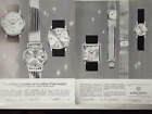 LONGNES vintage watch Print Ad !! &quot;The Longines brand on Cardran of a WATCH &quot;