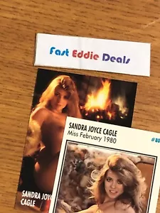 Tarjeta de coleccionista Playboy 1994 Sandra Joyce Cagle 80 Miss febrero 1980 casi como nueva - Imagen 1 de 1