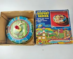Working rare Vintage made in JAPAN Modern Toys MT Airport Saucer ovpag - Bild 1 von 12