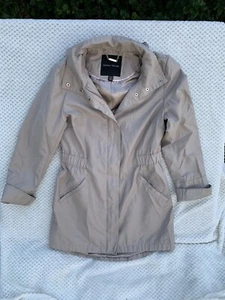 Ivanka Trump Tan/beige hooded rain coat, size XS - Picture 1 of 8