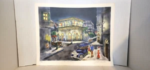 "In der Stadt" 27" x 22" Großdruck von Joseph Alperstein - Bild 1 von 8