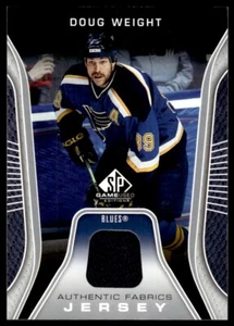 2006-07 SP Game Used Authentic Fabrics Doug Weight St. Louis Blues #AF-DW R13 - Picture 1 of 2