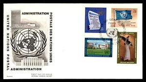 Mayfairstamps United Nations FDC 1969 UN Combo UN Buildings First Day Cover aas_ - Picture 1 of 2