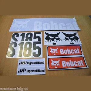 S185 Decals S185 Stickers Bobcat Skid Steer loader DECAL SET Kit - Picture 1 of 4