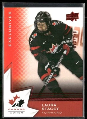 2020-21 Upper Deck Team Canada Juniors - Women's WC #67 Laura Stacey (RC) - Image 1 of 2