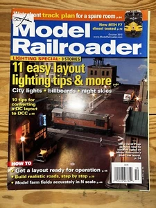 Model Railroader Magazine Trains October 2012 11 Easy Layout Lighting Tips - Picture 1 of 1