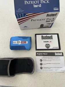 NEW BUSHNELL Tour V3 Patriot Pack Golf Laser Rangefinder w/ Skin & Case - Picture 1 of 3