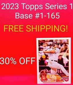 2023 Topps Series 1 Base - Pick/Choose - Complete Your Set #1-165 UPDATED!