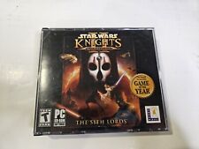 Star Wars: Knights of the Old Republic II The Sith Lords (PC, 2005) PC-CDROM