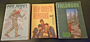Lotto (3) Manuale Boy Scout 1963-1967 Fieldbook-1965 Den Chief's Denbook - Foto 1 di 3