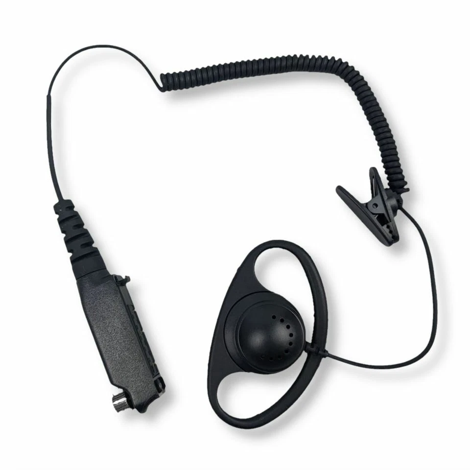PROTEC Listen only D shape earpiece for Sepura STP9000 / SC20 /SC21