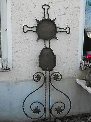 Antikes Grabkreuz Wegekreuz Kreuz Schmiedeeisen  • 345€