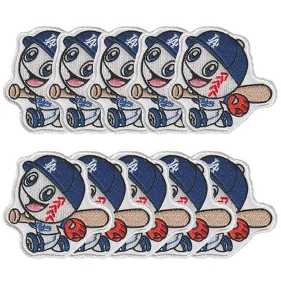 10 pcs Los Angeles Dodgers Cute Baseball Logo Size 3.0"x3.0" Sew Iron on Patches - Image 1 of 4