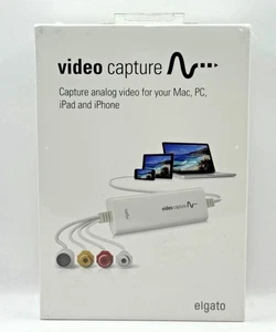 Elgato USB Analog Video Capture Device Mac PC, iPad, iPhone (New Sealed) - Picture 1 of 3
