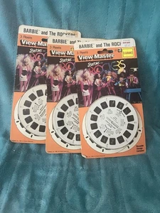 View-Master Barbie And The Rockers 3-Reel Set Mattel #4071 w Packaging 3 Pkgs - Picture 1 of 2