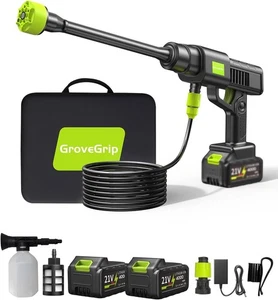 GroveGrip Akku-Hochdruckreiniger, 8000mAh Akku, 10 Stufen verstellbar - Bild 1 von 9
