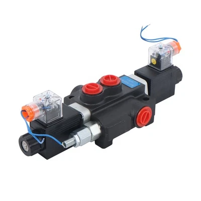 1 катушка 3600 фунтов на квадратный дюйм 13 галл/мин электромагнитный гидравлический регулирующий клапан двойного действия 12 В постоянного тока - Изображение 1 из 4