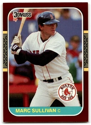 1987 Donruss Opening Day Marc Sullivan Boston Red Sox #187 - Image 1 of 2