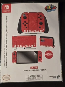 Mando Gear Nintendo Switch Recubrimiento Vinilo Super Mario Odyssey con Protector de Pantalla - Imagen 1 de 3