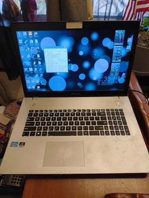 Asus N76VJ 17.3 Inch Laptop With Power Supply, Tested Working - Image 1 of 4
