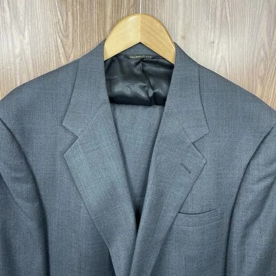 Austin Reed USA Made 2 Piece Suit Mens 44R 40x31 Multicolor Check Two Buttons - Image 1 of 4