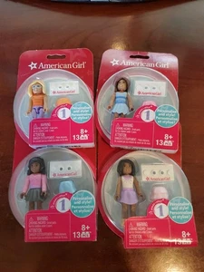Mega Bloks American Girl Doll Series 1 Set of 4 Personalize Style Figures - Picture 1 of 6
