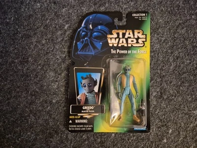Hasbro Star Wars POTF 3.75" Greedo Mos Eisley Cantina Nuevo en Caja Foto 1 de 2