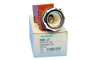 Siemens 3SB03-LT1 30mm Pilot Light 120V Transformer Type Without Lens New - Picture 1 of 9