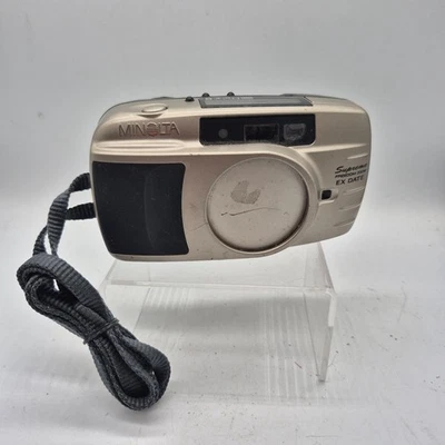 CÁMARA DE PELÍCULA MINOLTA SUPREME FREEDOM ZOOM 35 mm apuntar y disparar ~ repuestos o reparación Foto 1 de 4