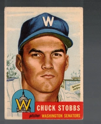 Chuck Stobbs 1953 Topps #89    Read Description - Image 1 of 2