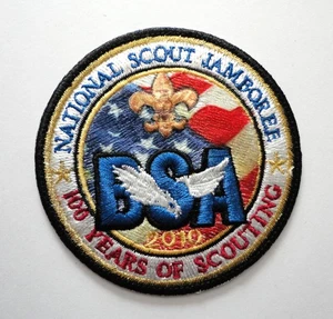 2010 National Scout Jamboree Centennial Uniform Patch - 100 Years of Scouting - Picture 1 of 1