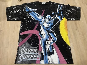 Silver Surfer Galactus Marvel AOP All Over Print Size XL Modern Boot Shirt - Picture 1 of 3