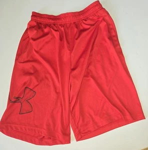 Under Armour Shorts Men Small Red Drawstrings - Picture 1 of 8