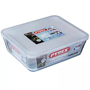 Glasbehälter Frischhaltedosen Aufbewahrungs Vorrats Dose Behälter Box Pyrex 4 L - Bild 1 von 4