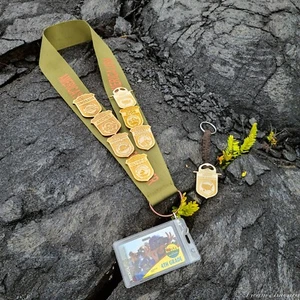 National Park Junior Ranger Scouts Badges Display Lanyard / Pin Patch Organizer - Picture 1 of 12